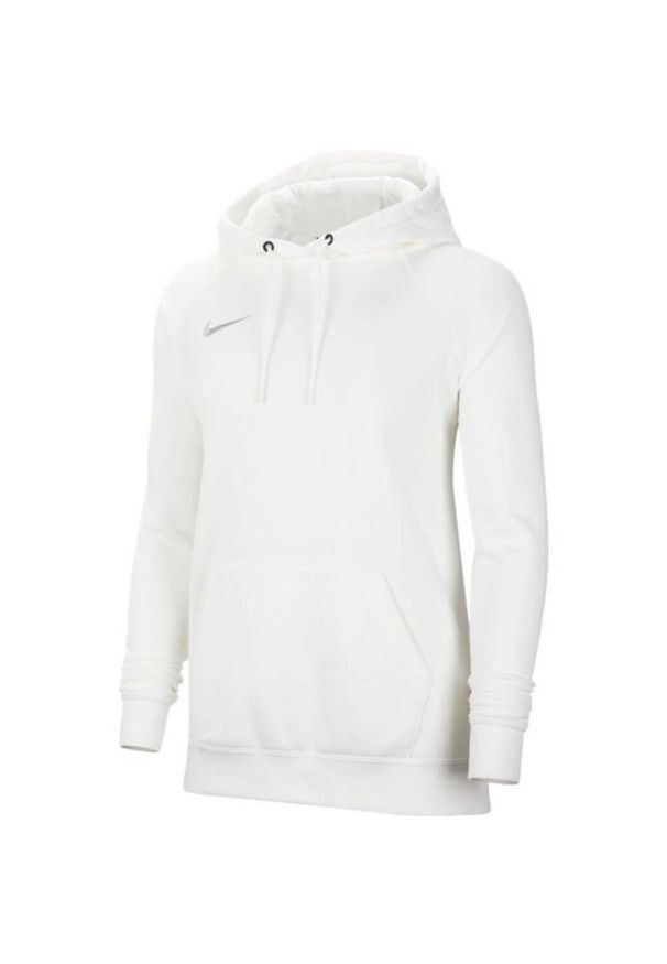 Nike - Damska Bluza Z Kapturem Park 20 Raglan. Typ kołnierza: kaptur. Kolor: biały. Długość rękawa: raglanowy rękaw