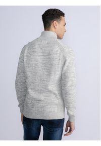 Petrol Industries Sweter M-3030-KWC206 Szary Regular Fit. Kolor: szary. Materiał: bawełna #4