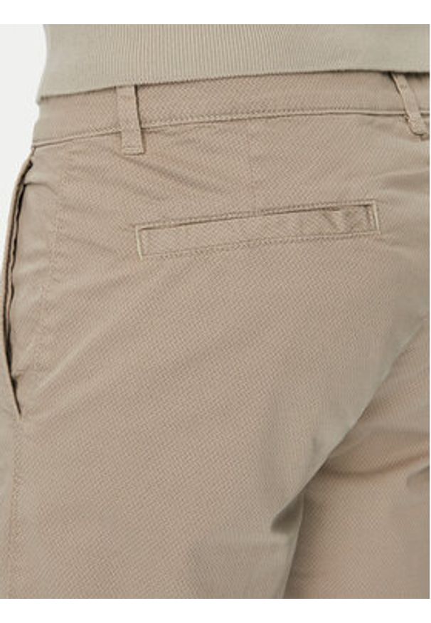 BOSS Szorty materiałowe Chino 50559292 Beżowy Slim Fit. Kolor: beżowy. Materiał: bawełna