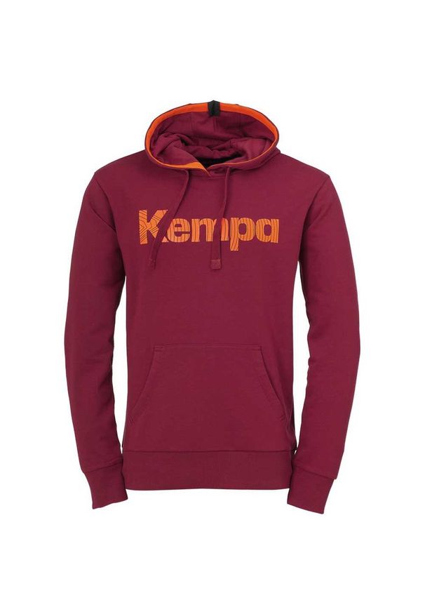KEMPA - Hoodie Kempa Graphic. Kolor: czerwony. Sport: piłka ręczna