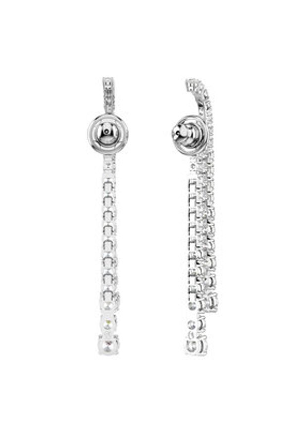 Swarovski Kolczyki Matrix 5709257 Srebrny. Materiał: metalowe. Kolor: srebrny
