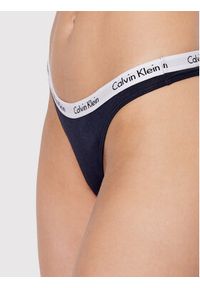 Calvin Klein Underwear Stringi 0000D1617A Granatowy. Kolor: niebieski. Materiał: bawełna #4