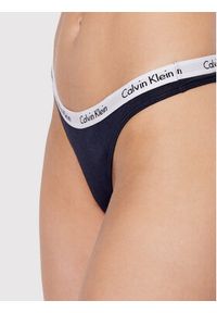 Calvin Klein Underwear Stringi 0000D1617A Granatowy. Kolor: niebieski. Materiał: bawełna #3