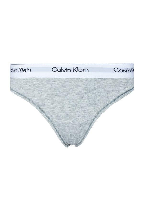 Calvin Klein Underwear Stringi LV00QF8518 Szary. Kolor: szary