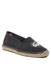 Espadryle Lacoste. Kolor: czarny