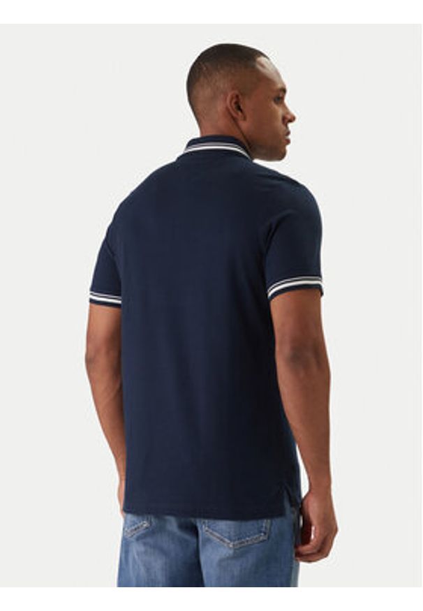 Tommy Jeans Polo DM0DM22700 Granatowy Regular Fit. Typ kołnierza: polo. Kolor: niebieski. Materiał: bawełna