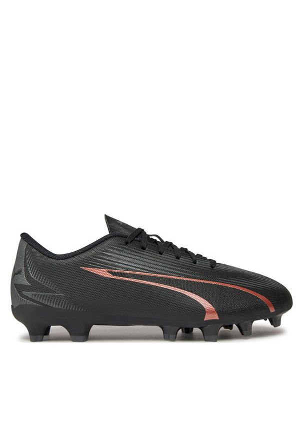 Puma Buty do piłki nożnej Ultra Play Fg/Ag Jr 107775 02 Czarny. Kolor: czarny. Materiał: skóra