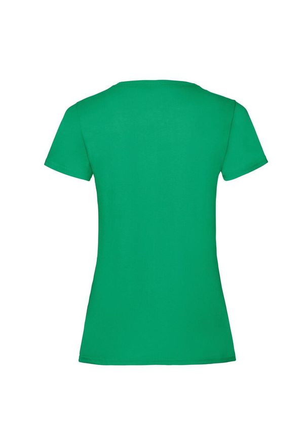 FRUIT OF THE LOOM - Koszulka Damska Valueweight. Kolor: zielony