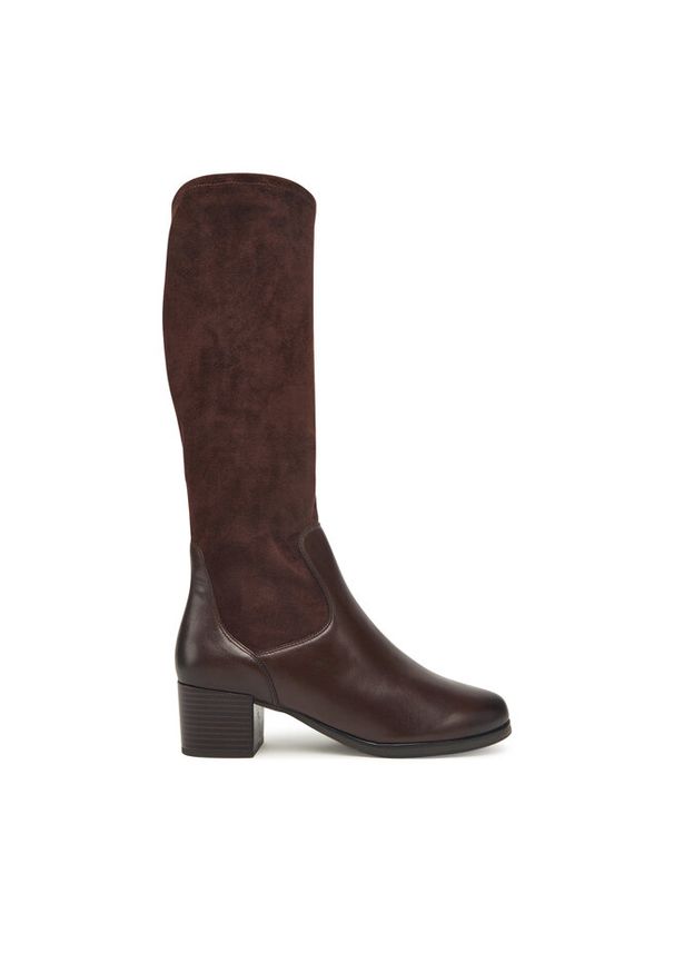 Kozaki Caprice. Kolor: brązowy