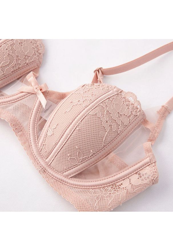 Intica - Biustonosz francuski z eleganckim krojem Anjali. Kolor: czarny. Materiał: materiał