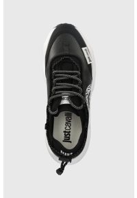 Just Cavalli sneakersy kolor czarny 75QA3SI1 ZP386 899. Zapięcie: sznurówki. Kolor: czarny. Materiał: guma #3