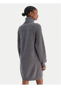 Liu Jo Sukienka dzianinowa MF5063 MS009 Szary Regular Fit. Kolor: szary. Materiał: wełna #5