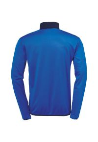 UHLSPORT - Bluza piłkarska męska Uhlsport Offense 23 1/4 zip. Kolor: biały, wielokolorowy, niebieski. Sport: piłka nożna