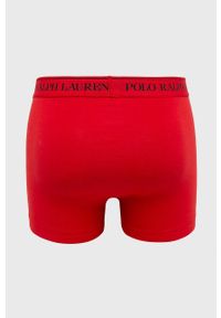 Polo Ralph Lauren - Bokserki (3-pack). Kolor: czerwony. Materiał: bawełna, dzianina, elastan. Wzór: gładki #4