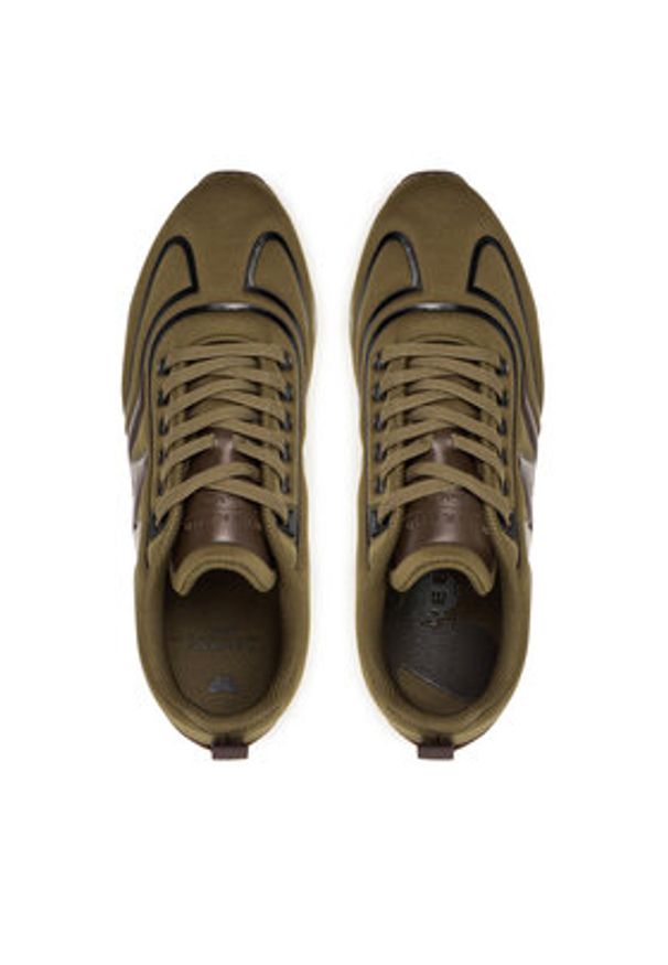 Weekend Max Mara Sneakersy 2525766034650 Zielony. Kolor: zielony. Materiał: skóra