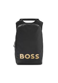 BOSS - Boss Plecak Holiday Bg 50485607 Czarny. Kolor: czarny. Materiał: materiał