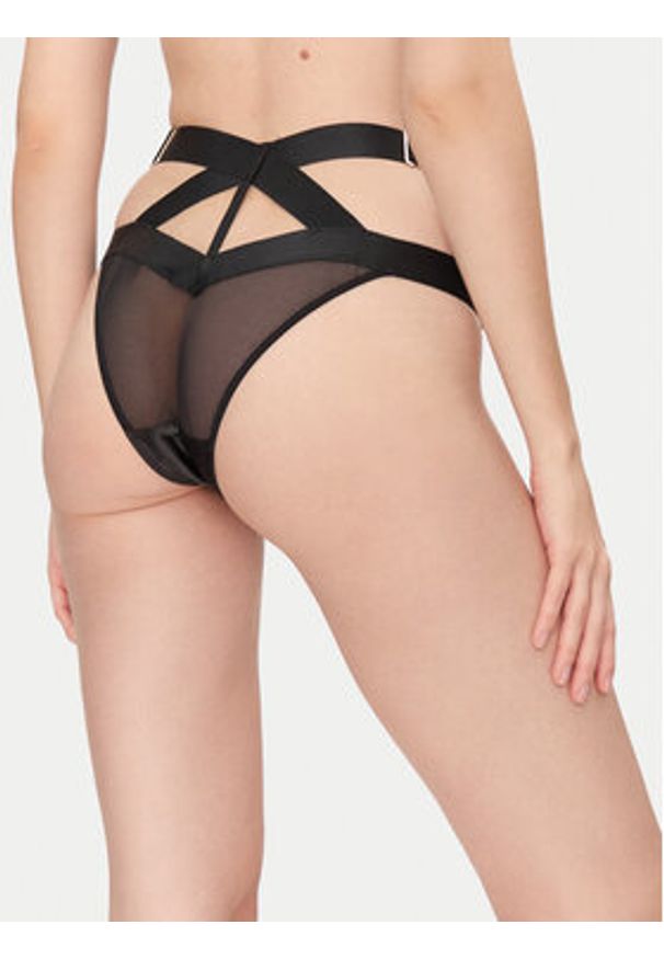Hunkemöller Figi brazylijskie Colette 301145 Czarny. Kolor: czarny. Materiał: syntetyk