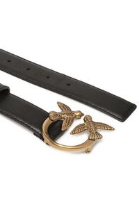 Pinko Pasek Damski Love Berry H3 Belt PE 23 PLT01 100125 A0F1 Czarny. Kolor: czarny. Materiał: skóra #2