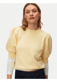Vero Moda Sweter Doffy 10278313 Żółty Regular Fit. Kolor: żółty. Materiał: syntetyk #1