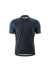 GONSO - Koszulka z zamkiem błyskawicznym 1/2 Gonso Adventure. Kolor: niebieski, wielokolorowy, czarny. Sport: kolarstwo #1