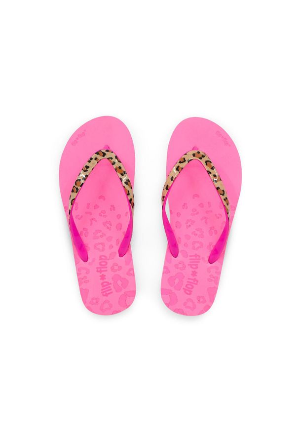 Flip*Flop - Japonki basenowe damskie Flip Flop Easy Leo. Kolor: różowy. Sezon: lato