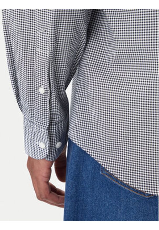 TOMMY HILFIGER - Tommy Hilfiger Koszula Gingham MW0MW41699 Niebieski Regular Fit. Kolor: niebieski. Materiał: bawełna