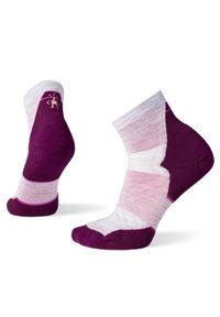 Skarpety Biegowe Damskie Smartwool Run Targeted Cushion Ankle Socks. Kolor: różowy. Sport: bieganie