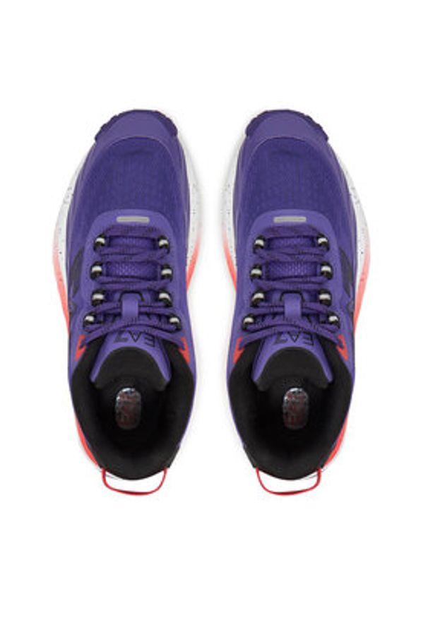EA7 Emporio Armani Sneakersy X8X177 XK381 U480 Fioletowy. Kolor: fioletowy. Materiał: materiał