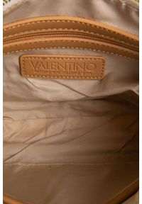Valentino by Mario Valentino - VALENTINO Mała kremowa listonoszka Liuto. Kolor: beżowy. Wzór: paski #3