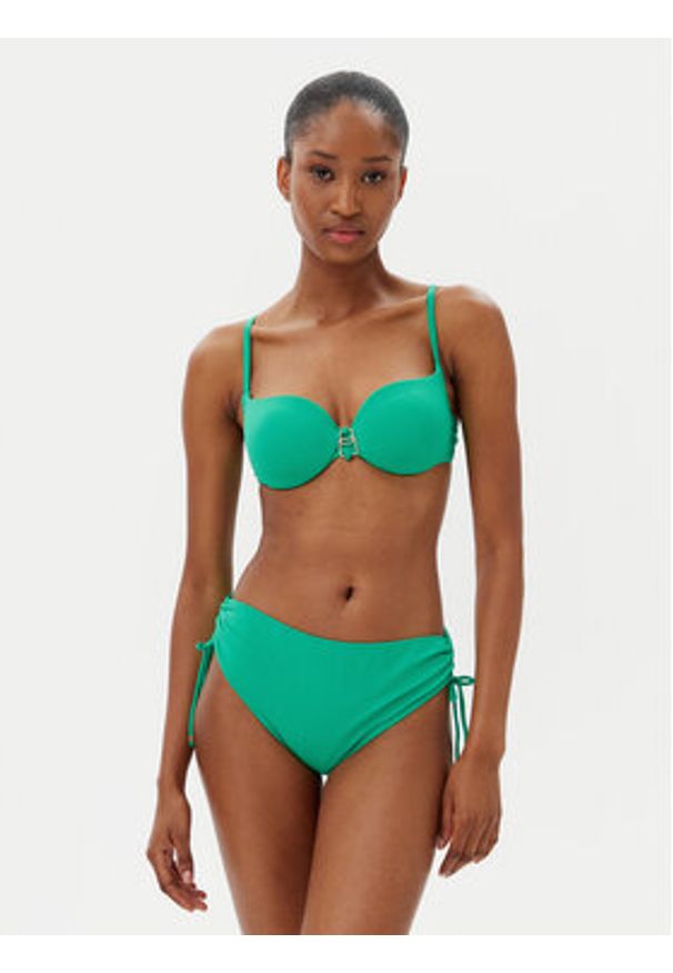 SELMARK - Selmark Dół od bikini BL403 Zielony. Kolor: zielony. Materiał: syntetyk