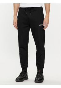 Hugo Spodnie dresowe Drochers 50509965 Czarny Regular Fit. Kolor: czarny. Materiał: bawełna #1
