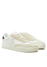 Calvin Klein Jeans Sneakersy YM0YM00885 Biały. Kolor: biały. Materiał: skóra #4