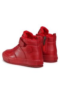 BIG STAR SHOES - Big Star Shoes Sneakersy GG374042 Czerwony. Kolor: czerwony. Materiał: skóra #4