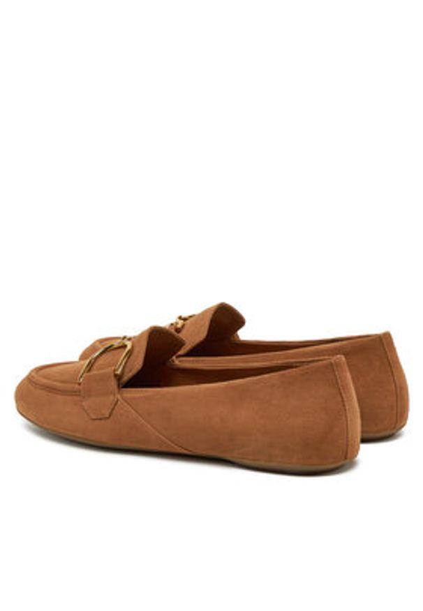 Geox Lordsy D45MUJ-00021-C6610 Brązowy. Kolor: brązowy. Materiał: zamsz, skóra