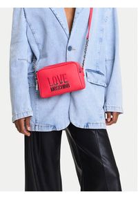 Love Moschino - LOVE MOSCHINO Torebka JC4255PP0MKD0615 Różowy. Kolor: różowy. Materiał: skórzane