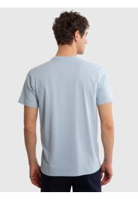 Big-Star - Koszulka męska z nadrukiem błękitna Immanuer 400. Kolor: niebieski. Materiał: jeans, bawełna. Wzór: nadruk. Styl: elegancki #4
