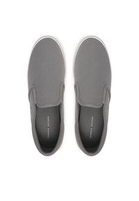 TOMMY HILFIGER - Tommy Hilfiger Tenisówki Vulc Core Slip On FM0FM05689 Szary. Zapięcie: bez zapięcia. Kolor: szary. Materiał: materiał #6