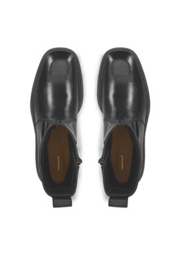 GANT - Gant Botki 27541334 Czarny. Kolor: czarny. Materiał: skóra