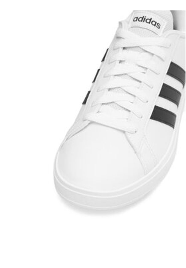 Adidas - adidas Sneakersy Grand Court Base 2.0 GW9261 Biały. Kolor: biały. Materiał: skóra
