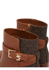 MICHAEL Michael Kors Botki 40T6RCME6L Brązowy. Kolor: brązowy. Materiał: skóra #2
