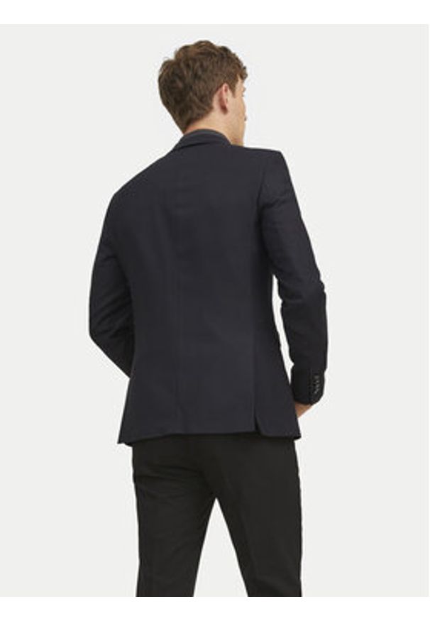 Jack & Jones Marynarka Solaris 12141107 Czarny Slim Fit. Kolor: czarny. Materiał: syntetyk
