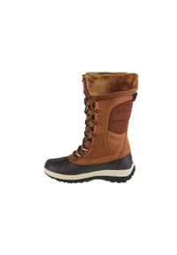 Buty zimowe damskie, CMP Thalo Wmn Snow Boot. Kolor: brązowy, wielokolorowy. Materiał: guma, skóra, wełna, materiał, nubuk, syntetyk. Sezon: zima. Styl: sportowy