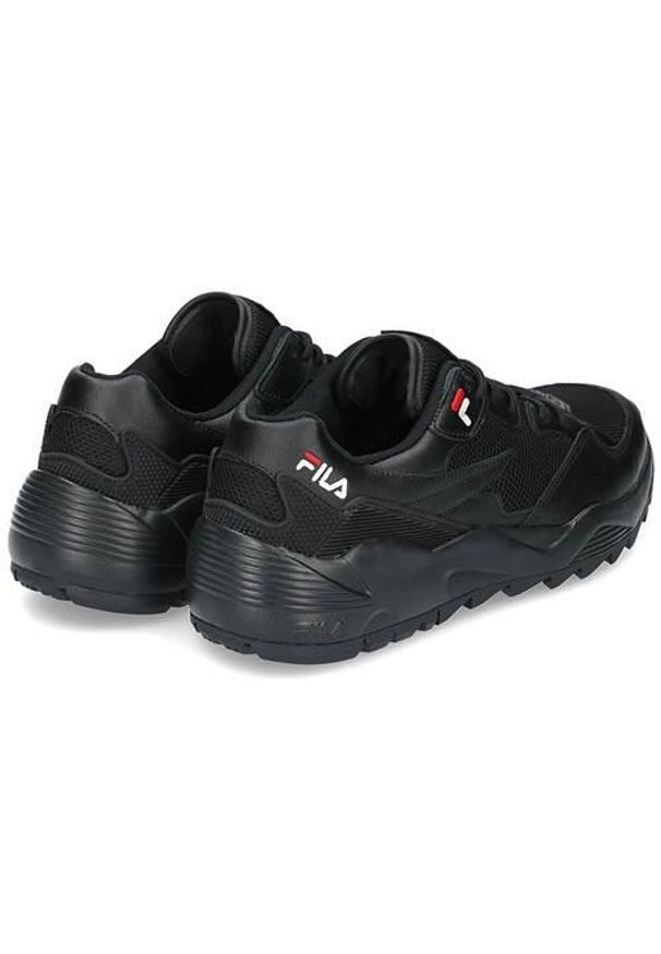 Buty do chodzenia męskie Fila 101058712V. Zapięcie: sznurówki. Kolor: czarny. Materiał: tkanina, materiał, syntetyk. Szerokość cholewki: normalna. Sport: turystyka piesza