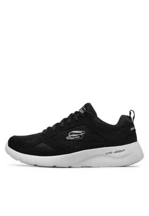 skechers - Skechers Sneakersy Dynamight 2.0 58363/BLK Czarny. Kolor: czarny. Materiał: materiał