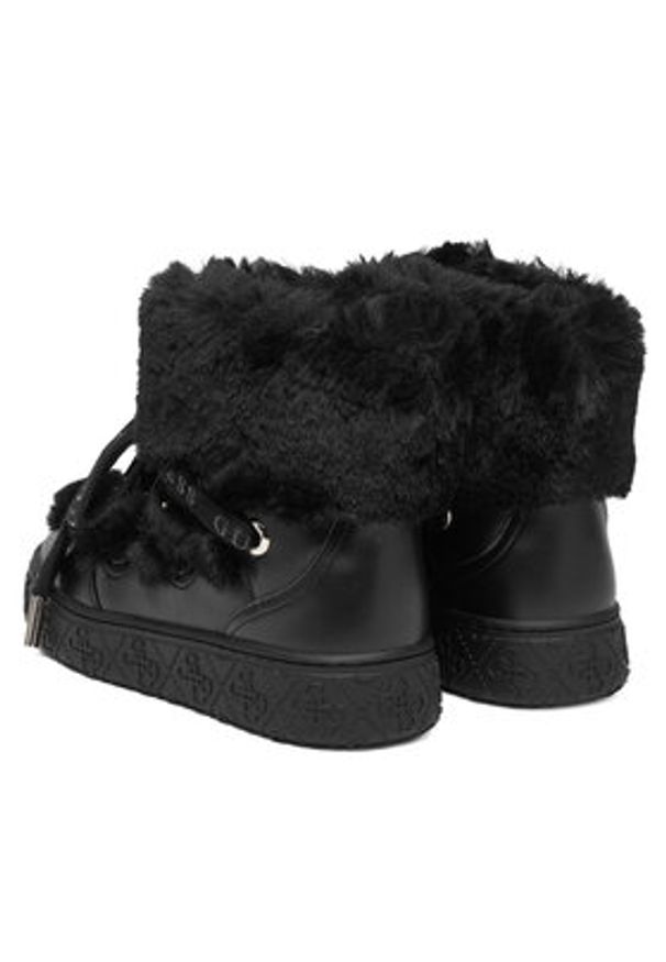 Guess Śniegowce FLFUEK FUR10 Czarny. Kolor: czarny. Materiał: materiał