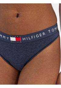 TOMMY HILFIGER - Tommy Hilfiger Stringi UW0UW06039 Granatowy. Kolor: niebieski. Materiał: bawełna #3