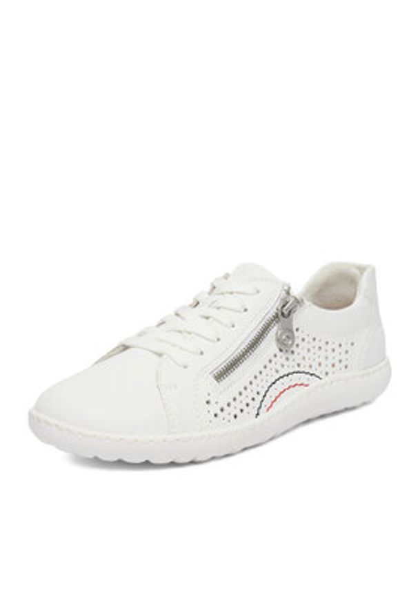 Rieker Sneakersy CEO-52824-80 Biały. Kolor: biały