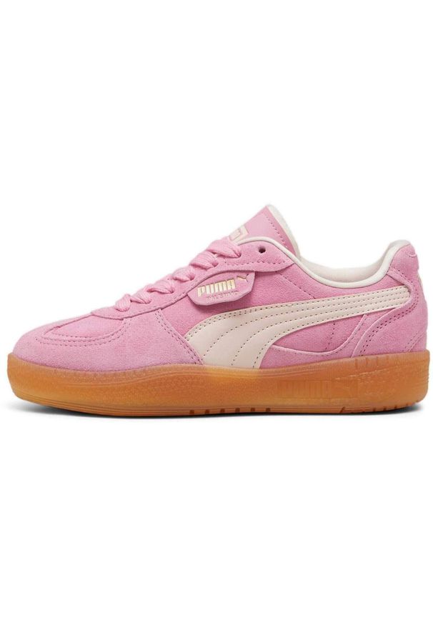 Buty damskie trampki sportowe Puma PALERMO. Kolor: różowy. Materiał: materiał, zamsz
