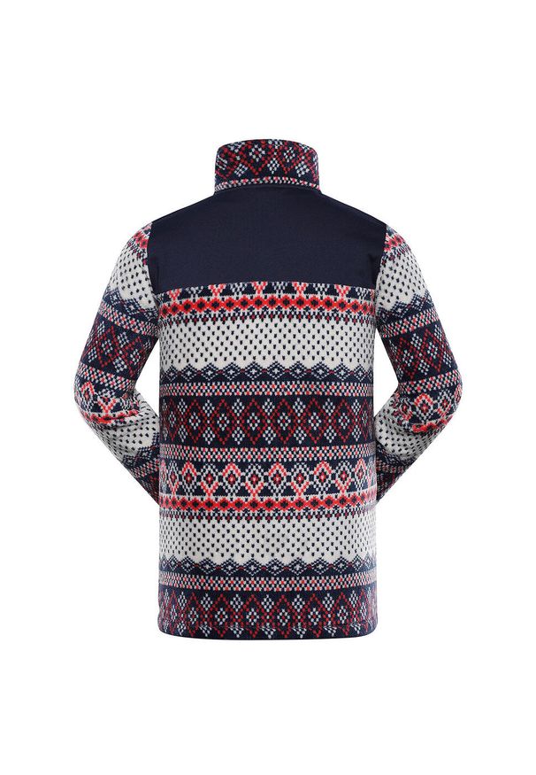 ALPINE PRO - Bluza męska polarowa ciepła Alpine Pro Eflin. Kolor: czerwony. Materiał: polar. Sport: turystyka piesza, wspinaczka