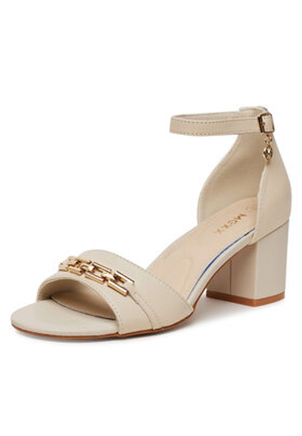 MEXX Sandały MX/022C-HY Beżowy. Kolor: beżowy. Materiał: skóra